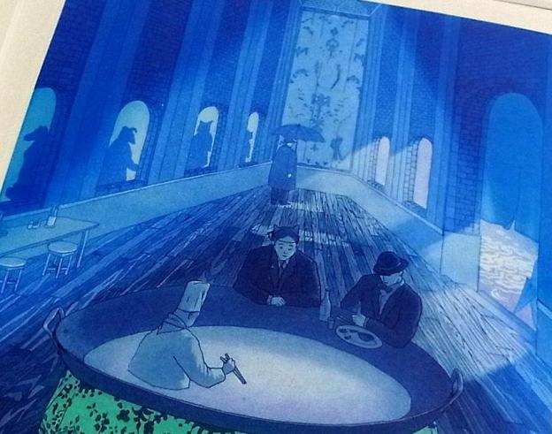 静かな空間が感じられる、蒼の世界(クリックで拡大します)