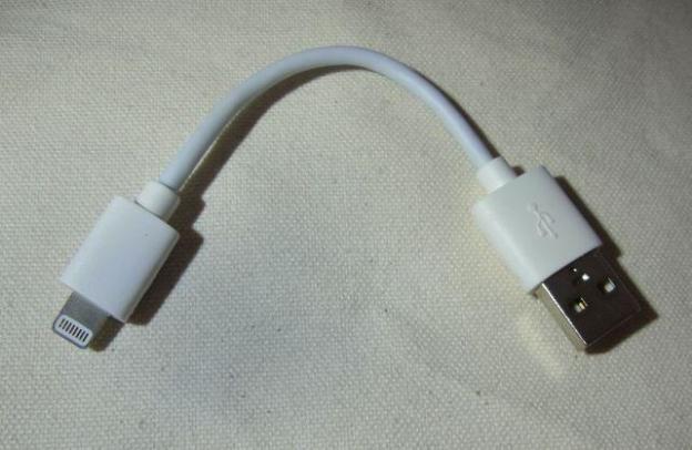 右側のUSB Aコネクタ部分と比べて「小さい」感じを受けないLightning側