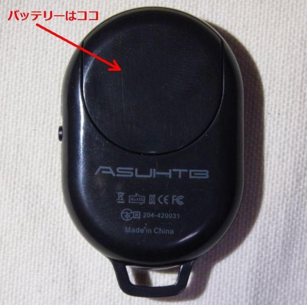 裏から電池を入れる(そーいえばAmazonの写真はなぜか裏が写っているな)。