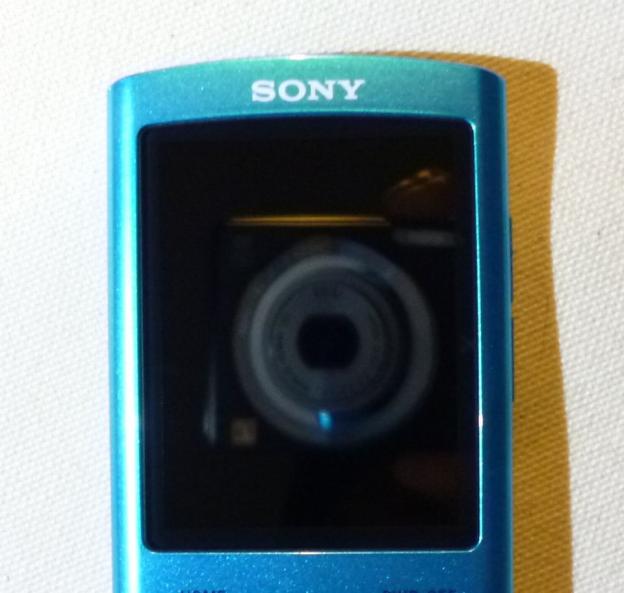 貼り付け前は消した画面にカメラがくっきり