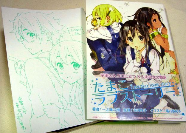 カバーは仲良し3人組ではなくてたまこ、みどりとチョイちゃん(表紙はデート中のもち蔵とたまこ)