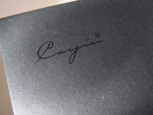 上から見ると黒一色で結構シブイ。