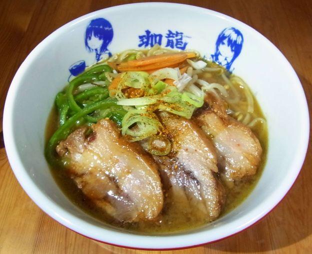 作例:珈龍煮豚味噌拉麺