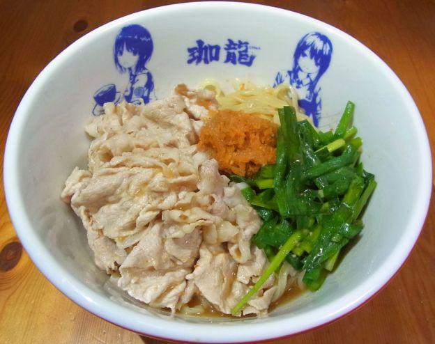受賞作、珈龍味噌混ぜ麺