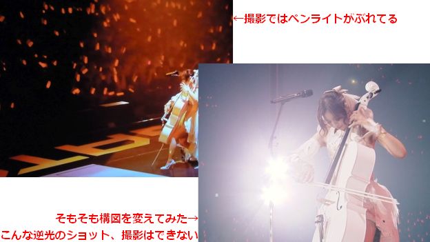 こんな逆光ショットはTVのコンデジ撮影ではムリ