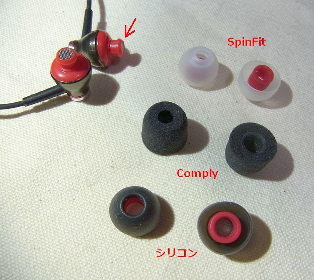 ステムの膨らみ(矢印部)が太いので結構キツめ