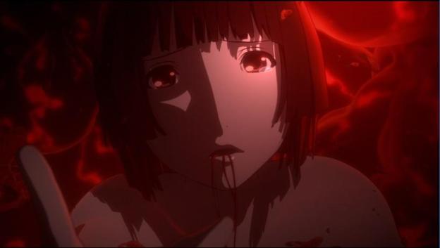 紅天蛾が伸ばした胞衣が本体から切り離された瞬間...「ぃや...」