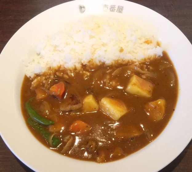 特徴は焦げ目がついた厚切りスライス肉かな