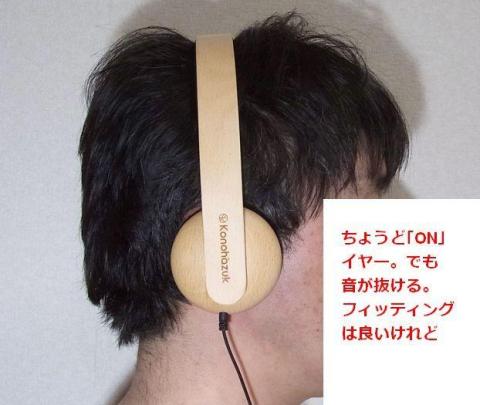 軽めのフィッティングで収まりは良いけれど、音はイマイチ。