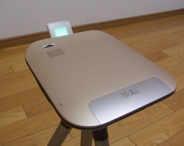 こういう感じで装着⇒投射すると...