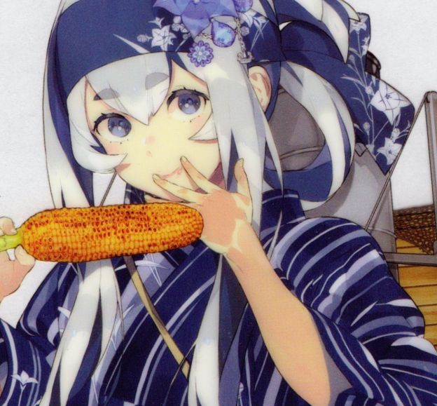 提督、見て。夕日があんなに綺麗。素敵です、この時間。