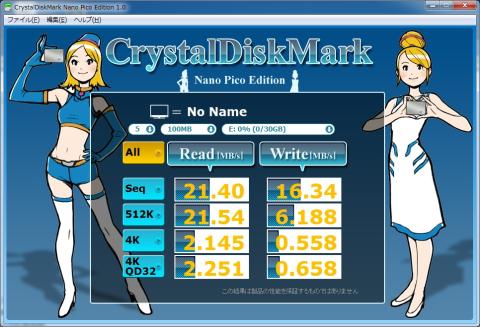 100Mモードで計測