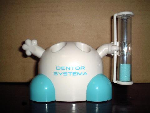 砂時計付き歯ブラシスタンド