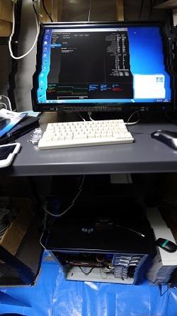 ICH温度が警告状態!