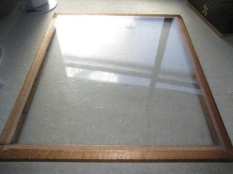 ドライヤーで収縮