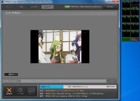 予測では35分程ですが・・・