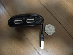 100円玉とケーブル長比較
