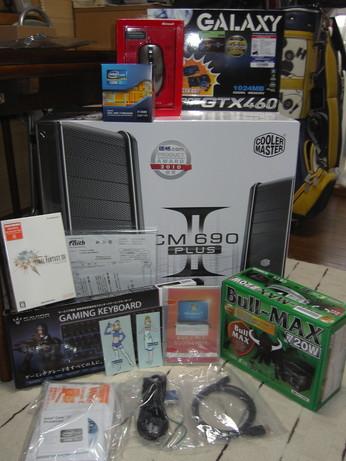 PCショップのように積み上げてみました