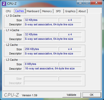 CPU-Z Caches