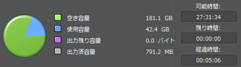 Intel Quick Sync Video OFF時の経過時間:5分6秒