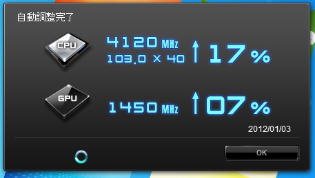 Extremeでオーバークロック
