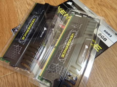 VENGEANCEシリーズDDR3メモリー CMZ8GX3M2A1600C9