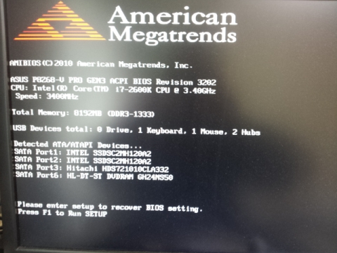 バッチリBIOSアップデートされています。