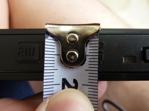 公式サイズ通り2cmです!