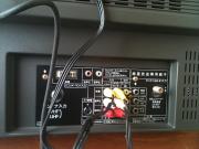 アナログテレビ裏の配線