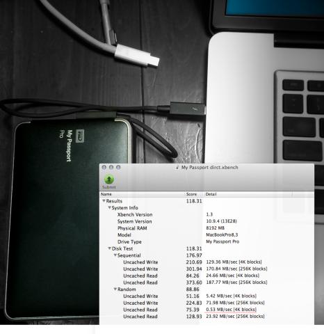 ベンチマークをとってみた。
