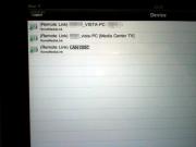 アップルAPPリモートリンクをiTunesでダウンロード、インストールでログインするとこの画面