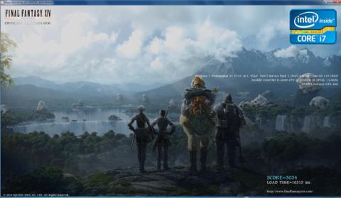 FF14ベンチHD画質ランダム Score=3034