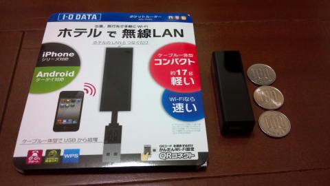 パッケージから出したところです。