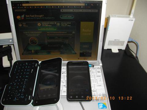 以前使っていた Corega のルータ。