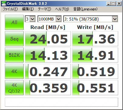 外付けHDD(MK8025GAS 80GB)
