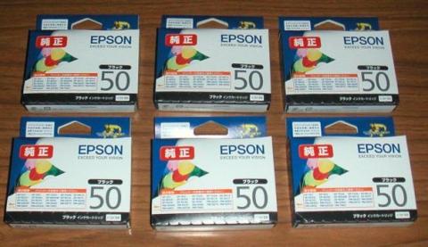 ブラックインク6個