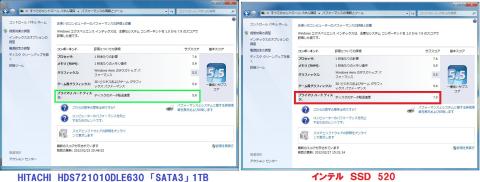 Winエクスペリエンス評価比較