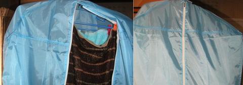 衣類乾燥カバーに入れた