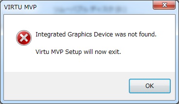 対応グラフィックが無い