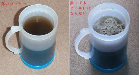 冷えていないが入れてみた