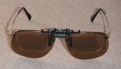 メガネにセット