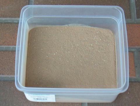 さらさらの砂です