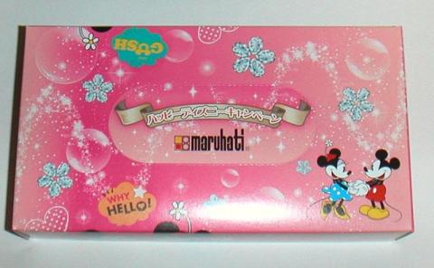 ミッキーとミニーのティッシュペーパー