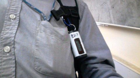 リュックに取り付け