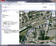 Googleのマイマップで確認(IS01)
