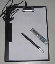 紙にセットした状態