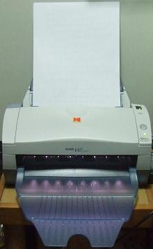 連続両面スキャンユニット装着