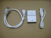 LANケーブル、無線ルータ本体とUSBケーブル