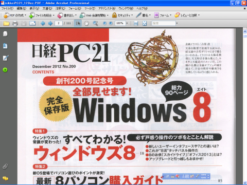 スキャン済み(裏面が透けて見える)