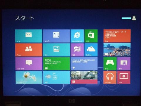 Windows 8のスタート画面